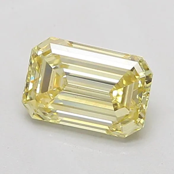 1.00ct Emerald Lab Grown Diamond (Colour Fancy Yellow, Clarity VS2, IGI Certified)