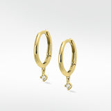 Daydreamer Diamond Hoops (8mm)