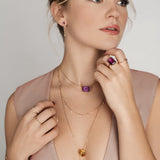 Alicia Diamond Triple Wrap Ring in 14K Gold - Lark and Berry
