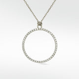 Detachable Diamond Circular Drop - Lark and Berry