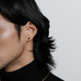 Eclipsis Onyx Oblong Stud Earring