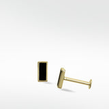 Eclipsis Onyx Oblong Stud Earring